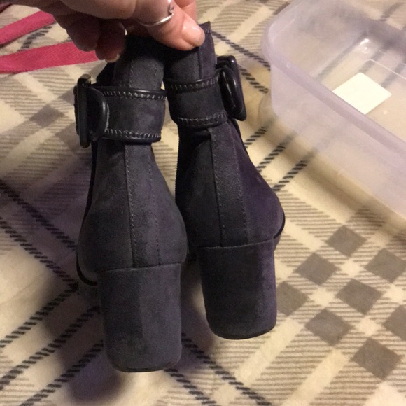 White Mountain blue suede boots - Picture 7 of 8